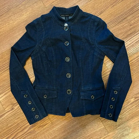 NWT WHBM Denim Blazer - Picture 6 of 7
